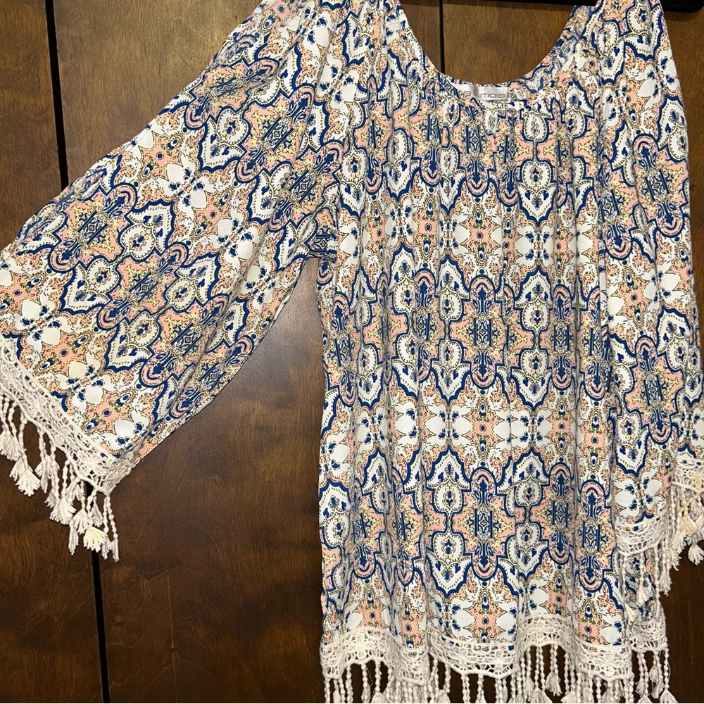 Fun Patterned Blouse